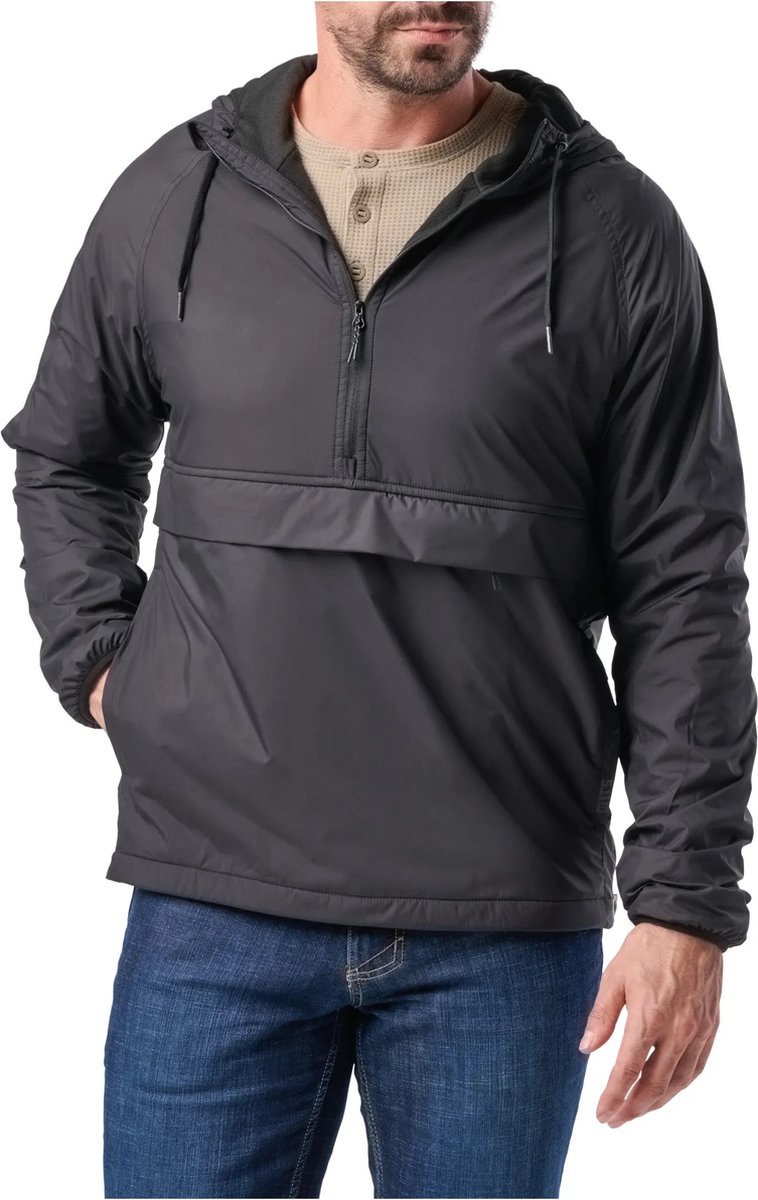 5.11 Tactical Warner Anorak Jacket Black