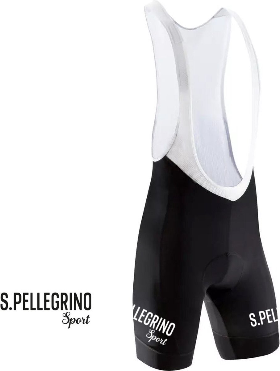 Retro Wielerbroek San Pellegrino - REDTED - ZWART - XXL