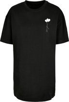 Merchcode - Love In The Air Oversized Boyfriend Dames Tshirt - 4XL - Zwart