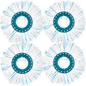 4x Recharge pour vadrouille adaptée au vadrouille à disque Leifheit Clean Twist