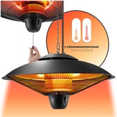 Bol.com tectake® - Hangende infraroodstraler - plafondverwarmer - infraroodstraler voor buiten en binnen - elektrische verwarmin... aanbieding