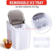 250W Ice Shaver Crusher met Compressor 120 kg/h Slushy Maker Machine Crushed Maker [Energy Class B]