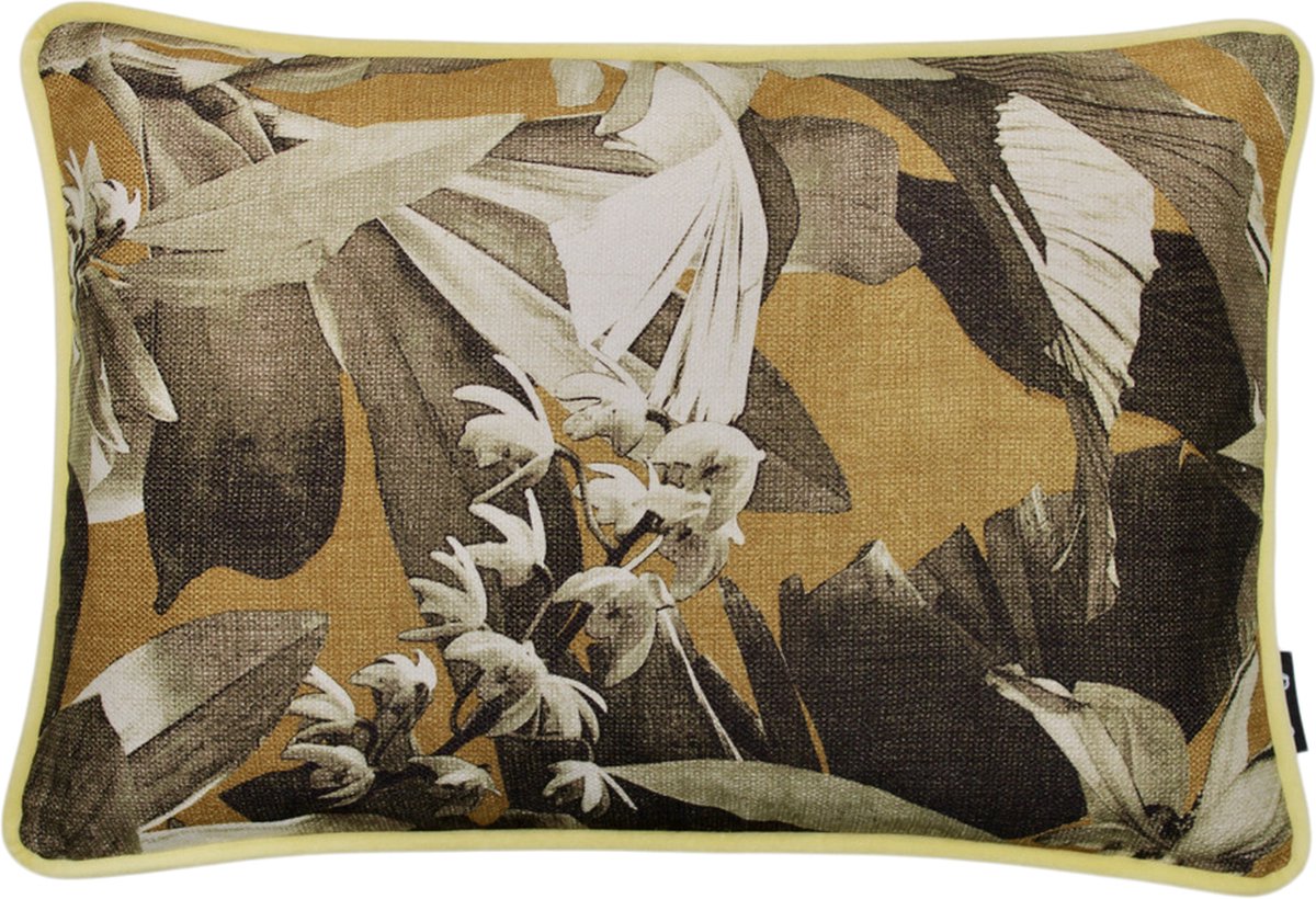 Raaf sierkussen-hoes Banana geel 35x50 cm