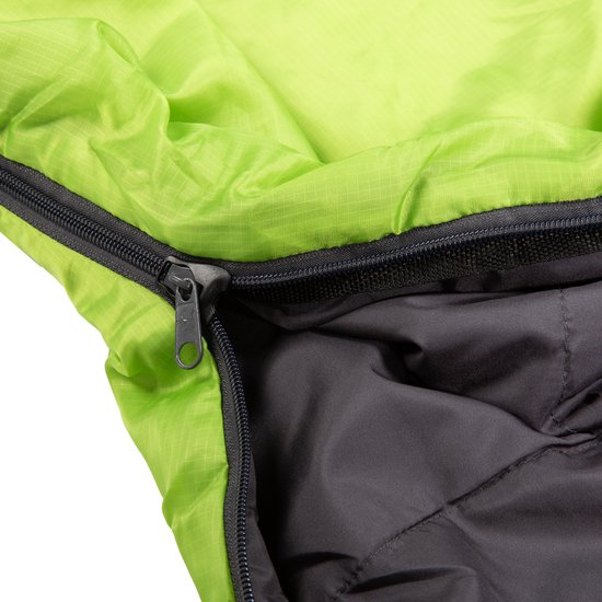 ACAMP Cameron Mummy Slaapzak 220 x 85 x 50 cm Lime Groen 750 Gram PFC-Vrij van ACAMP — afbeelding 3