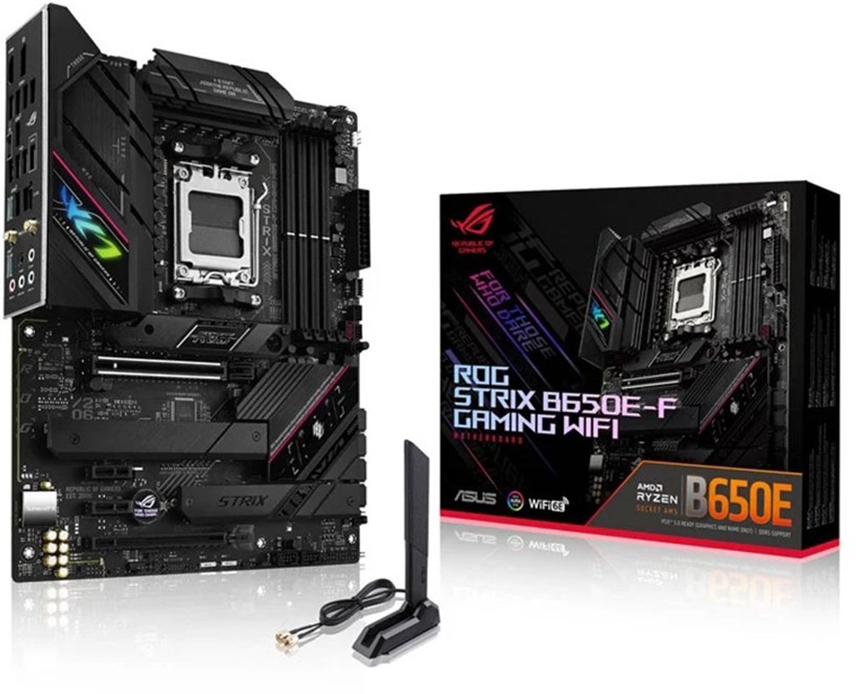 ASUS ROG STRIX B650E-F GAMING WIFI - Moederbord - ATX - Socket AM5 - AMD B650 - DDR5