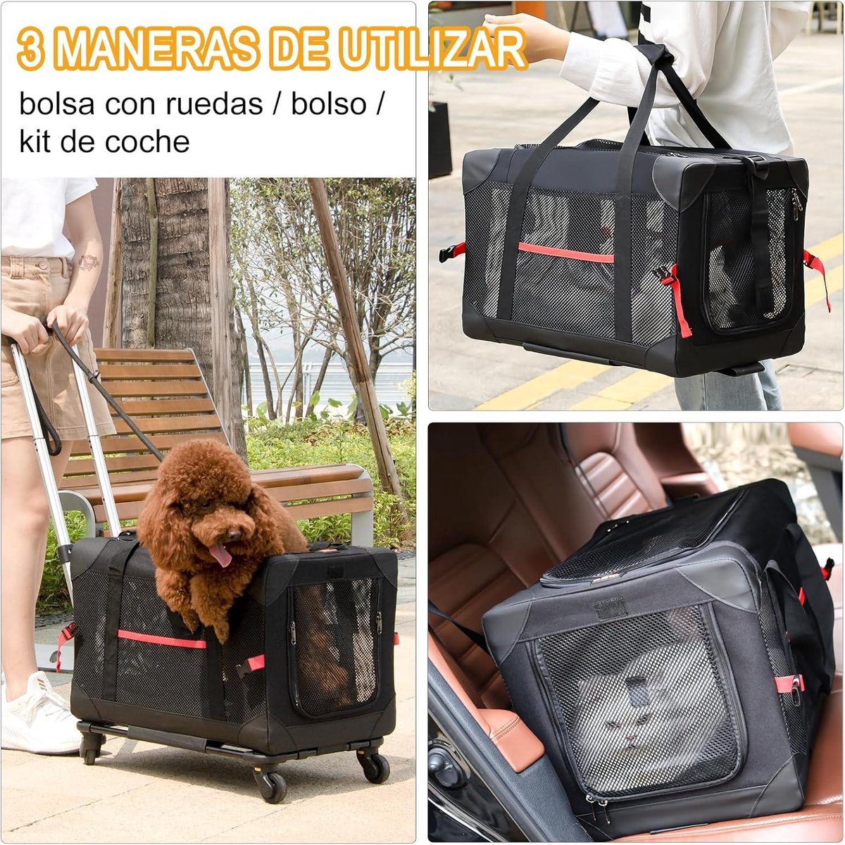 PawHut Hundebox faltbare Hundetransportbox Haustierrucksack mit Kissen Reisetasche Transportbox für Tier wasserdicht Oxfordstoff Dunkelgrau 61 x 46 x 51 cm PawHut Hundebox faltbare Hundetransportbox Haustierrucksack mit Kissen Reisetasche Transportbox für Tier wasserdicht Oxfordstoff Dunkelgrau 61 x 46 x 51 cm
