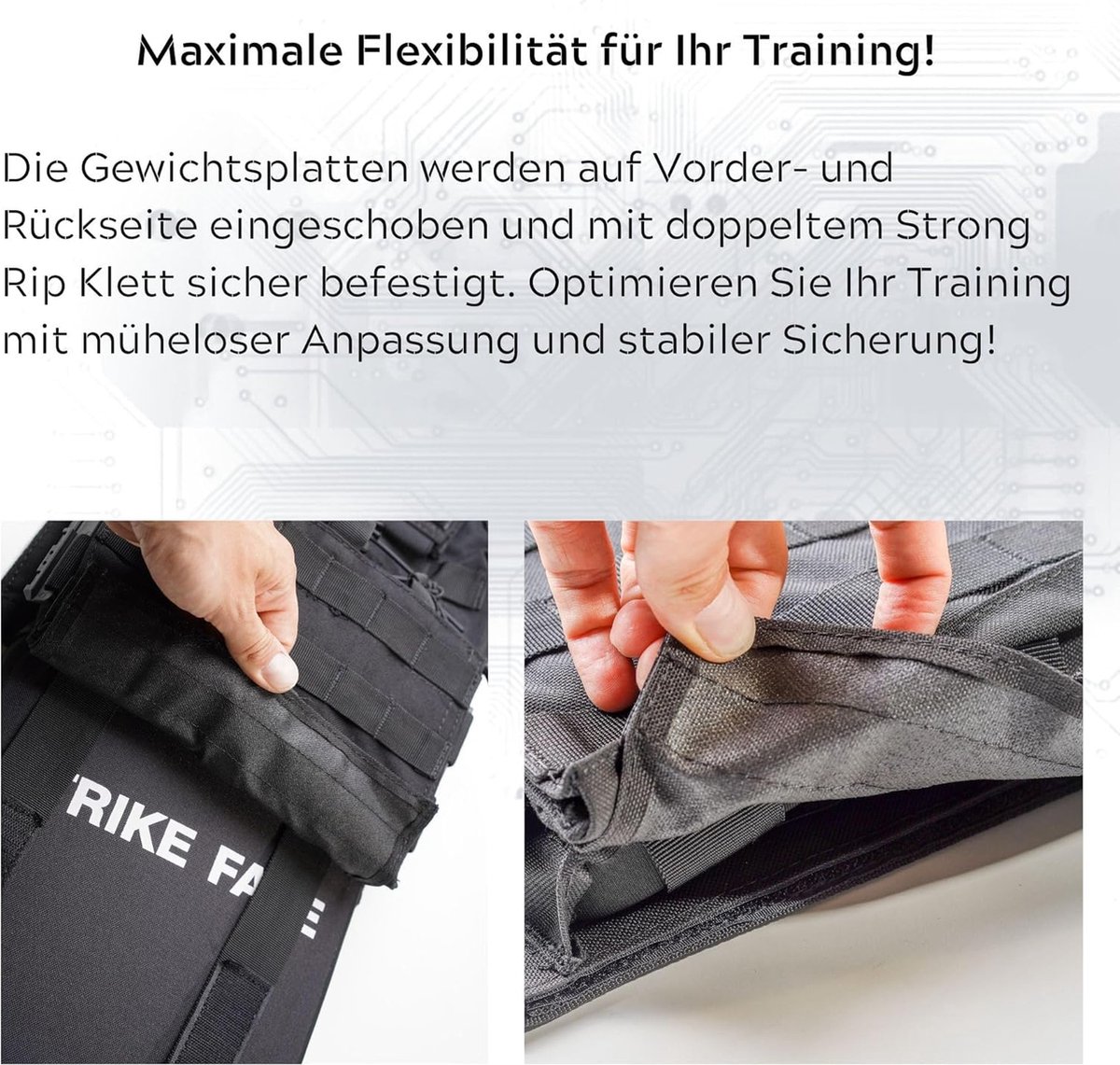 Airsoft Plattenträger Taktische Plate Carrier,Gute Qualität Airsoft Weste aus 1000D Nylon Molle Leichter Schutzweste Schnelllösesystem für Paintball