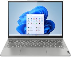 lenovo ideapad flex 5 14iau7 intel core i5 i51235u hybride 2in1 356 cm 14 touchscreen wuxga 16 gb lpddr4xsdram 512 gb ssd wifi 6 80211ax windows 11 home engels grijs