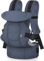 Bol.com Draagzak voor baby's Peuters 0-36 maanden Gemakkelijk van aangezicht tot aangezicht te dragen Voor- en achterdrager voor... aanbieding