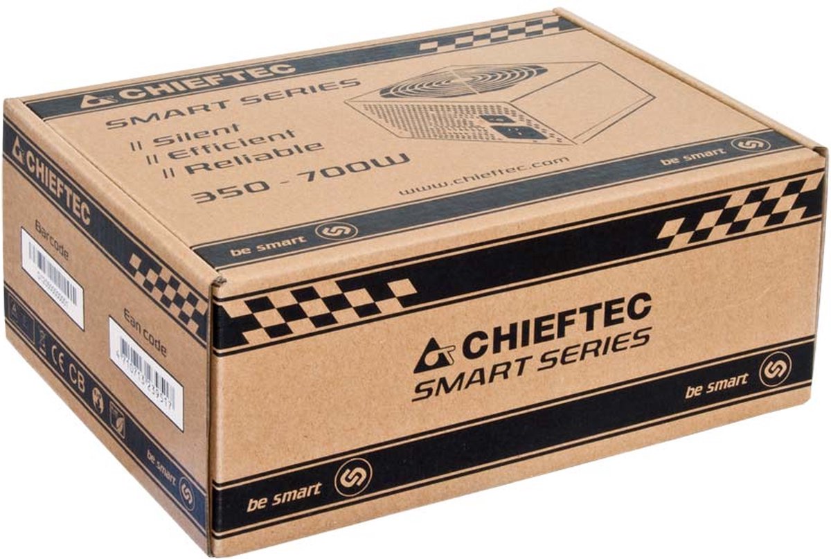 Chieftec Smart Gps-700A8 Power Supply Unit 700 W 20+4 Pin Atx Ps/2 Zwart voeding - afbeelding 4