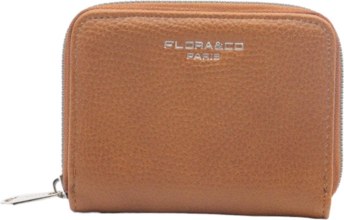 Flora & Co - geldbeugel - portemonnee - camel