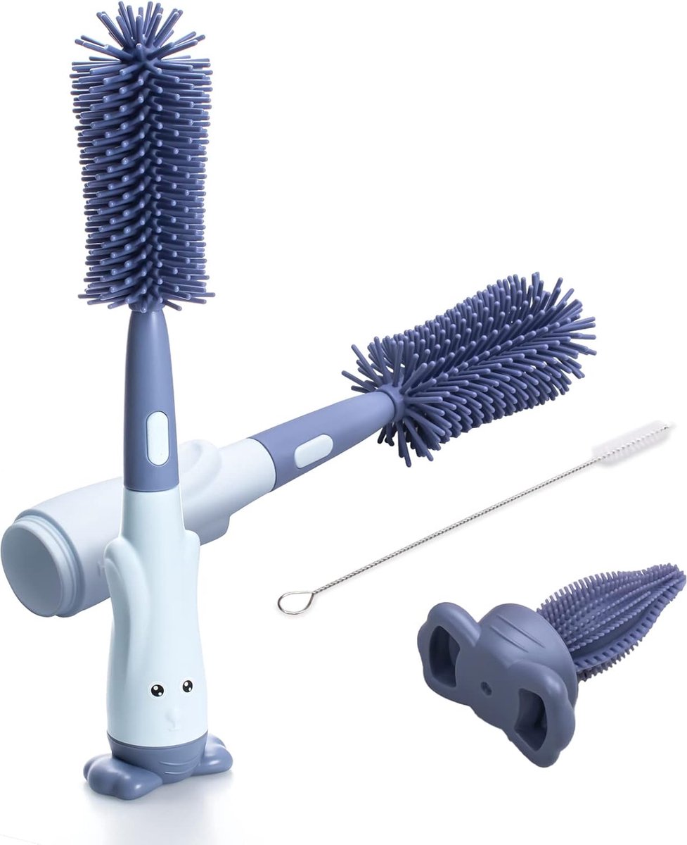 Goedkoopste Flessenborstel - Flessenborstel Baby - Flessenreiniger - Flessen Borstel - Flesvoedingaccessoires - Babyaccessoires