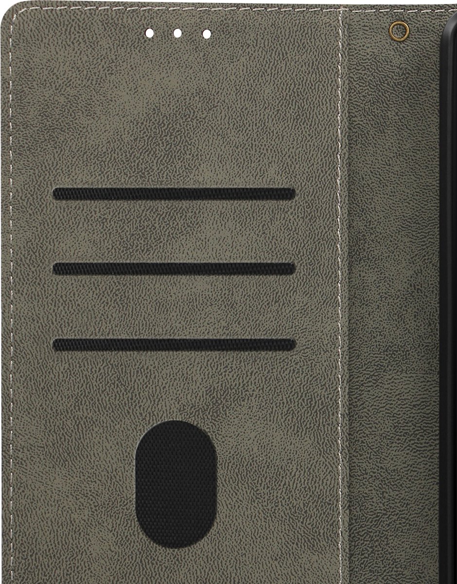 Avizar Foliohoes Geschikt voor Asus Zenfone 11 Ultra Anti RFID portemonnee, Zwart
