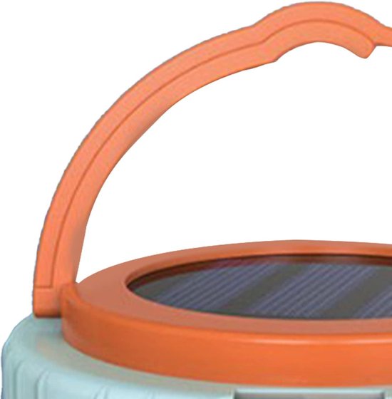 Camping Light met USB Opladen en LED Rond Paneel - Outdoor Solar Light Waterdicht voor Picknick van Camp — afbeelding 4