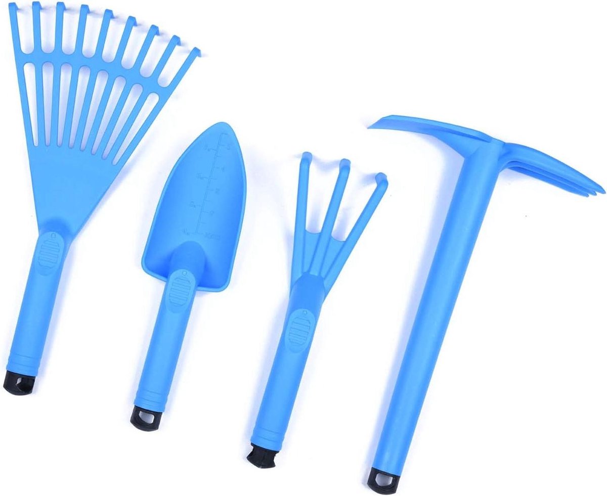 Tuingereedschap Set 4pk - Lichtblauw - Hoge Kwaliteit