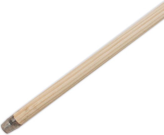Buemag Bezemsteel universeel - hout - 140 cm - D24 mm - schroefdraad uiteinde - extra lang van Buemag — afbeelding 3