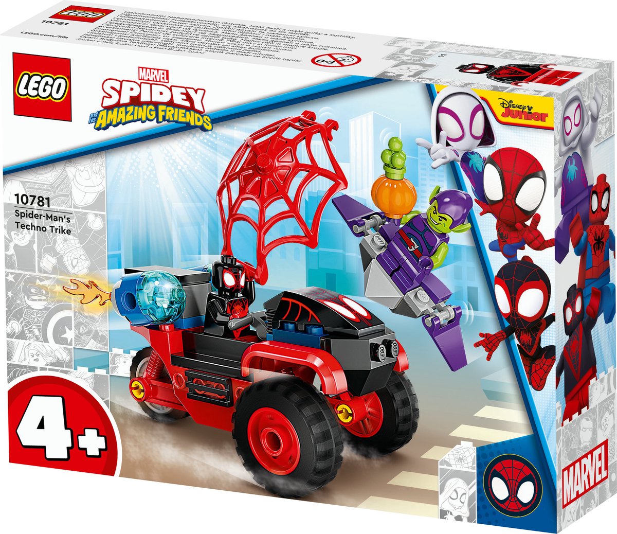 LEGO Marvel Spider-Man Miles Morales Tech Driewieler - 10781 — afbeelding 8