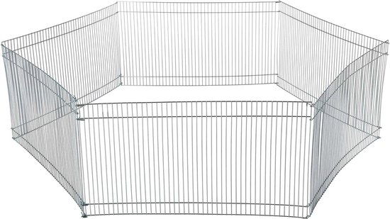 Vrijloophok voor kleine dieren verzinkt - ø 90 × 25 cm - hoogwaardige kwaliteit