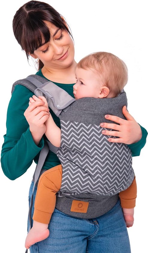 LIONELO Margareet Baby Carrier 3 Positions, Correct Baby Position, Retractable Hood, Double Protection, Skin-Friendly Materials, Belt, TÜV Certificate : Lionelo