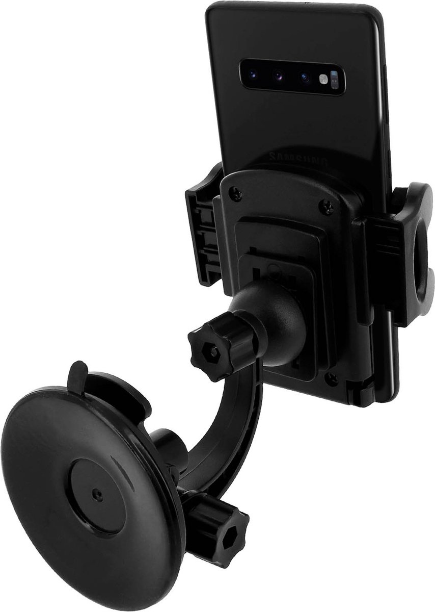 Akashi, Autohouder Zuignap voorruit, dashboard ventilatierooster van Akashi, Zwart
