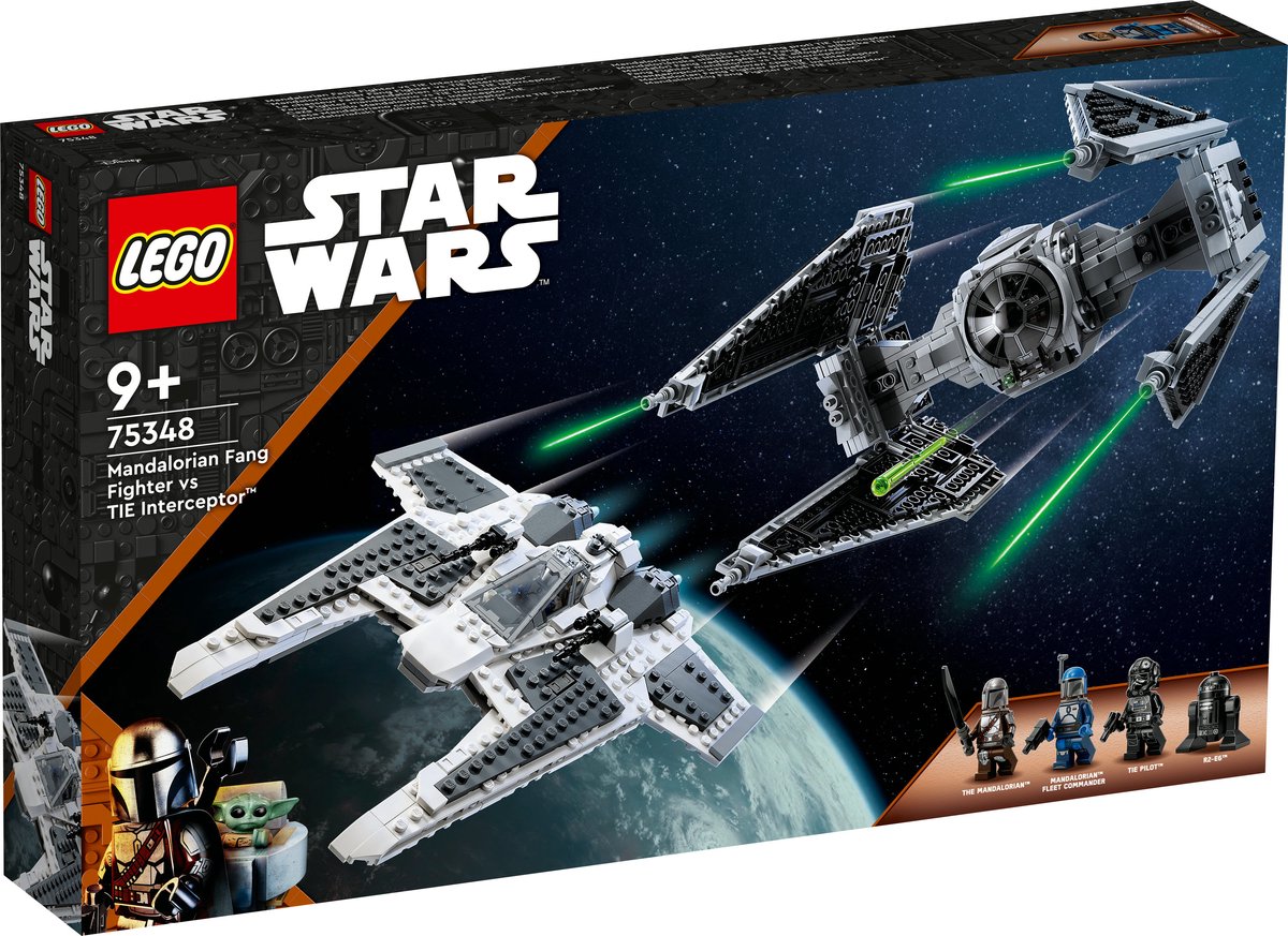 LEGO Star Wars Mandalorian Fang Fighter vs. TIE Interceptor Set - 75348 — afbeelding 19