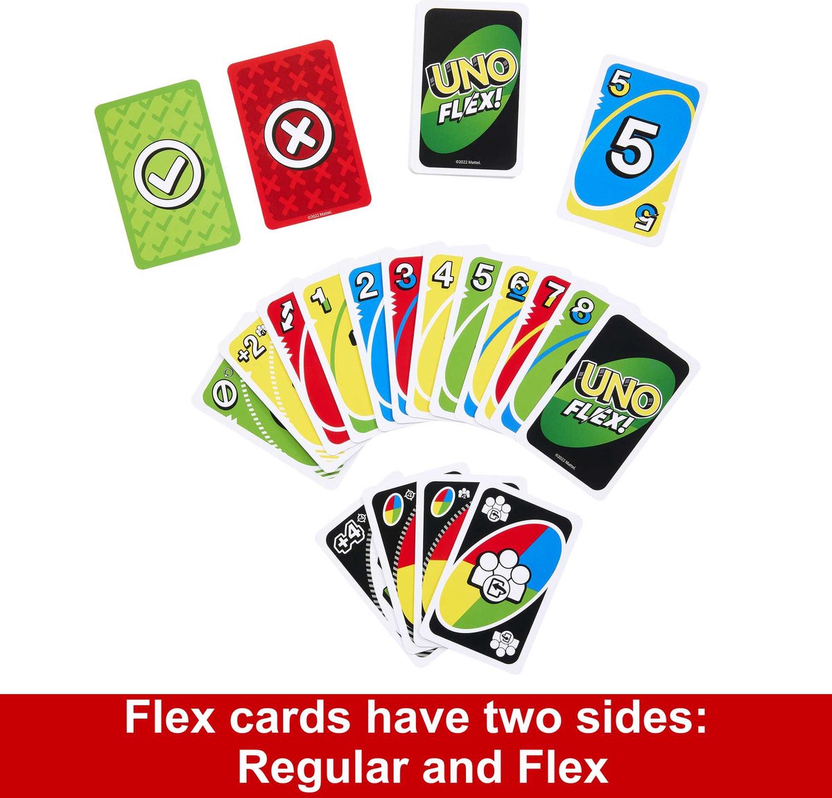 Mattel Games UNO Flex Kaartspel — afbeelding 2