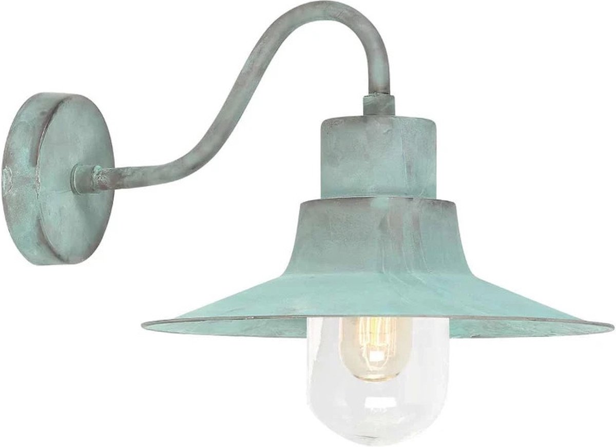 Wandlamp - Steady Lighting - - - E27 - L: 39cm - Voor Buiten - Woonkamer - Eetkamer - Verd