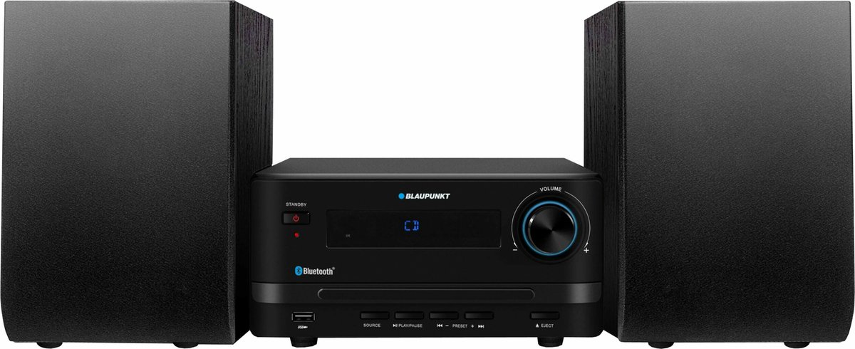 Blaupunkt MS14BT home audio systeem Home audio-microsysteem 45 W Zwart