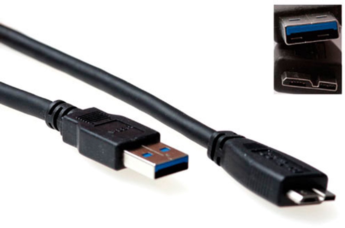 ACT SB3029 USB 3.0 A Male/USB Micro B Male - 1 meter