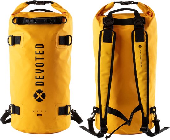 Devoted 40L Heavy Duty Dry Bag Sac à dos - Sac à dos Dry Bag - Jaune
