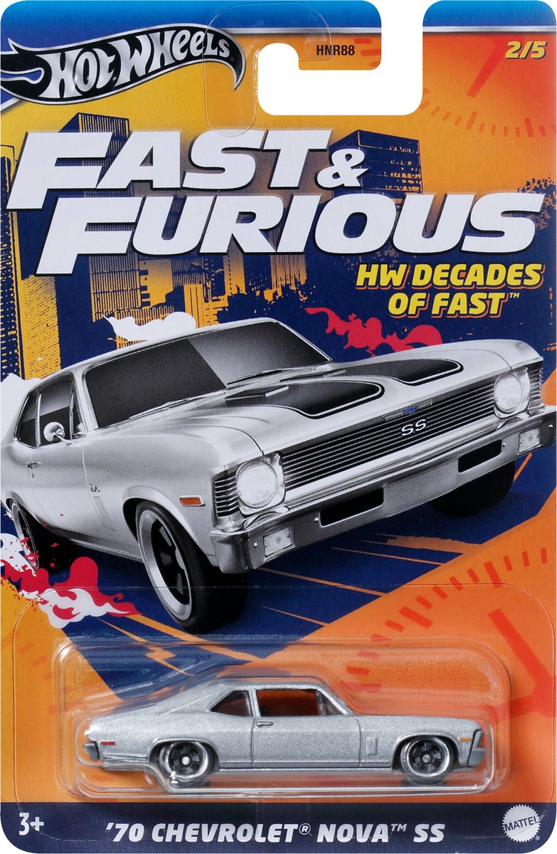 Hot Wheels Fast & Furious HRW42 speelgoedvoertuig