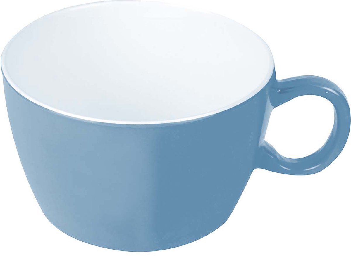 Bo-Camp - Soepkom - Two-Tone - Melamine - 4 Stuks - Blauw
