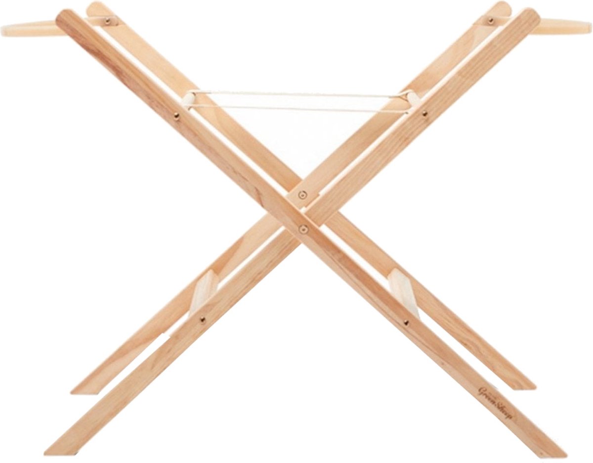 The Little Green Sheep Houten Moses basket standaard Hout