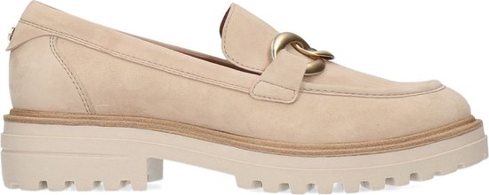 Foto: No stress dames beige su de loafers met goudkleurige chain maat 40