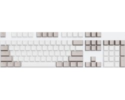 Dark Project - KS-48 PBT - Keycaps - Grijs/Wit - ENG/RU/UA