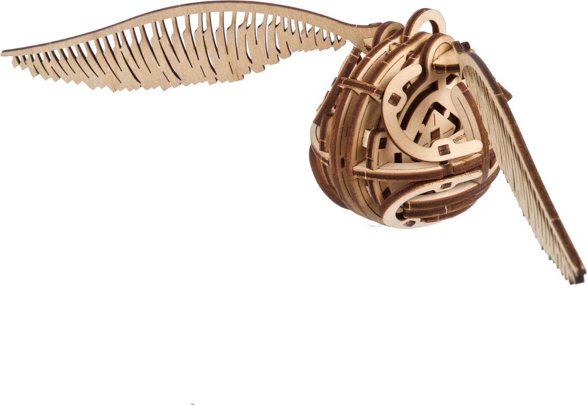 UGEARS 3D Modelbouw - Golden Snitch™ - Harry Potter™ - Mechanisch Bouwpakket Hout - Educatief Speelgoed — afbeelding 18