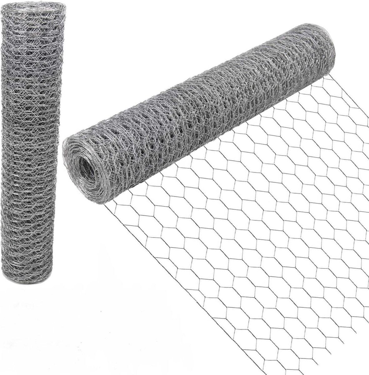 40cm x 10m Kippengaas Roll Gegalvaniseerd Zeshoekig Draadgaas voor Tuin en Pluimvee