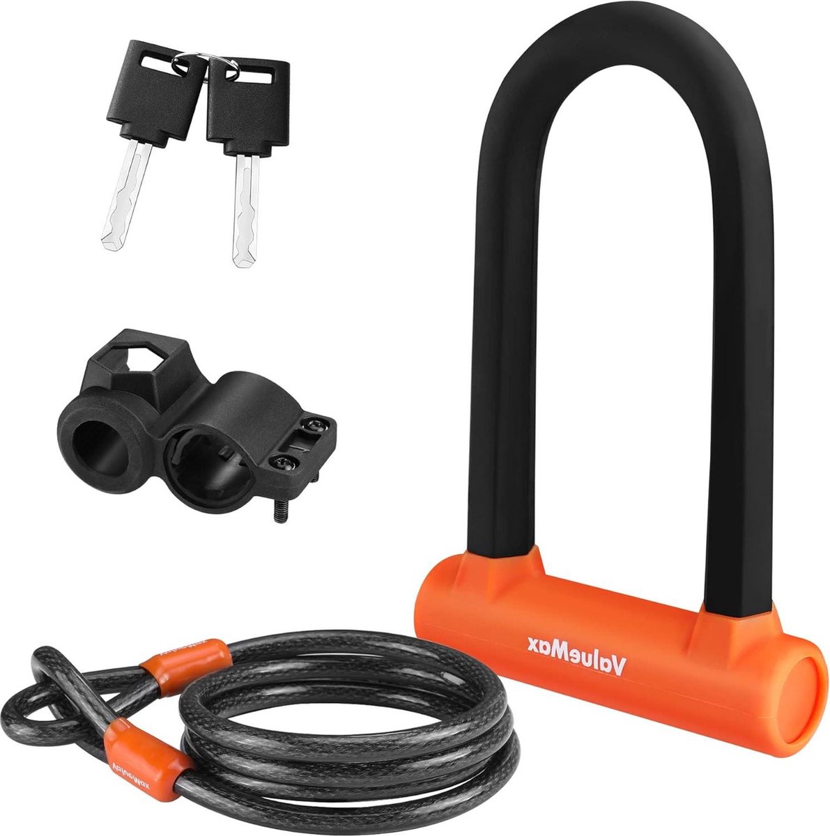 Fietsslot Beugelslot - Robuust U-Lock Motorslot en Scooterslot - Hoogwaardig Staal PVC