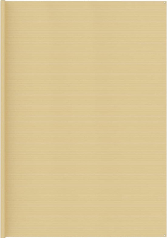Tapis De Tente 200 X 400 Cm Beige - Tapis Extérieur Respirant Et Perméable Pour Camping, Caravane Et Terrasse