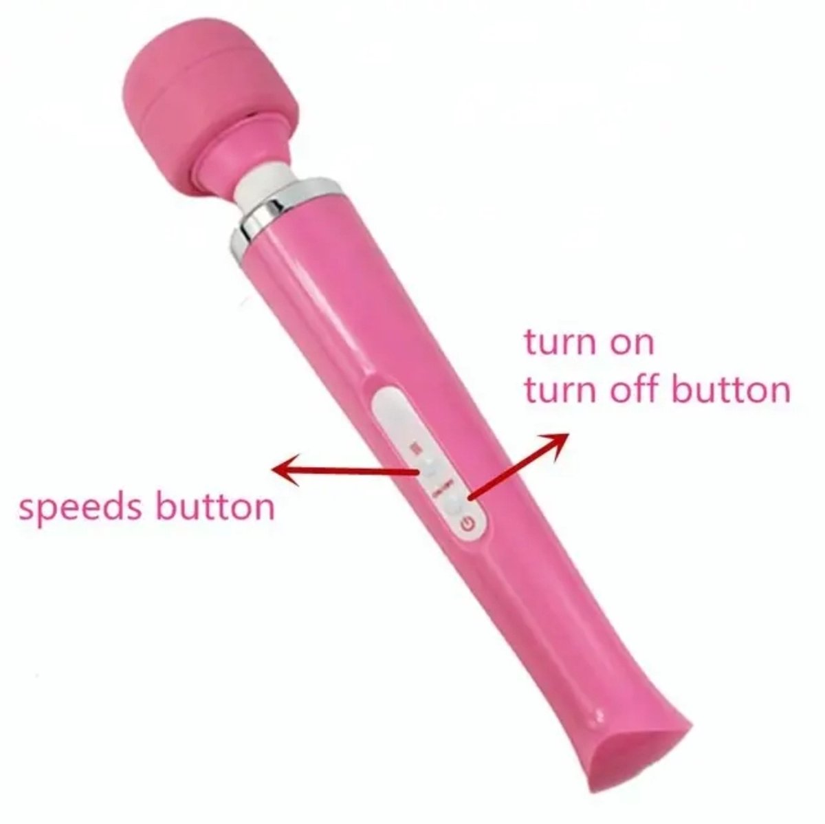 Goedkoopste Draadloos Magic Wand Vibrator - G-spot Vibrator Voor vrouwen - AV Wand Vibrator - Spieren Magic Wand Massage 32 cm - Roze