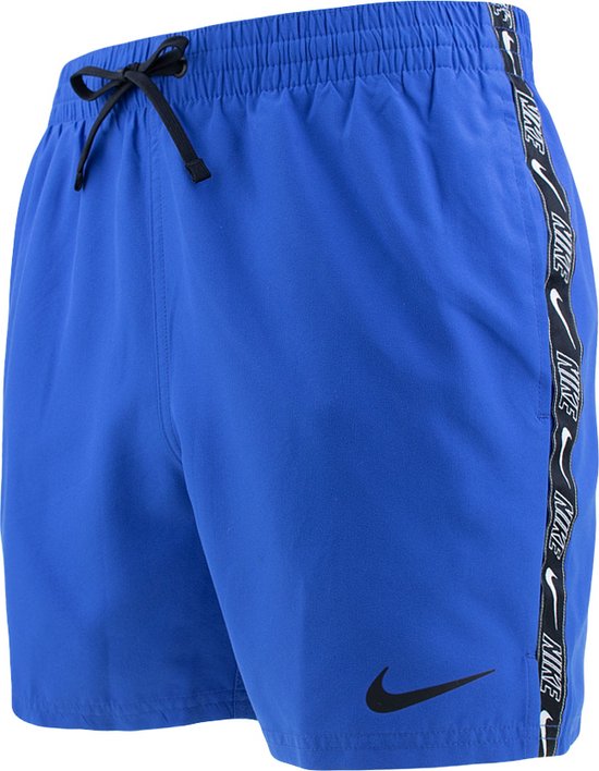Nike zwemshort tape logo blauw - XL