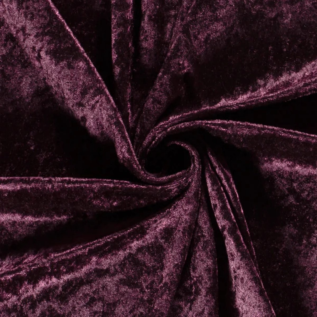 Velour de Panne Uni – Bordeaux Rood – Glimmend & Zacht – 165 g/m² – 147 cm Breed – Per Meter