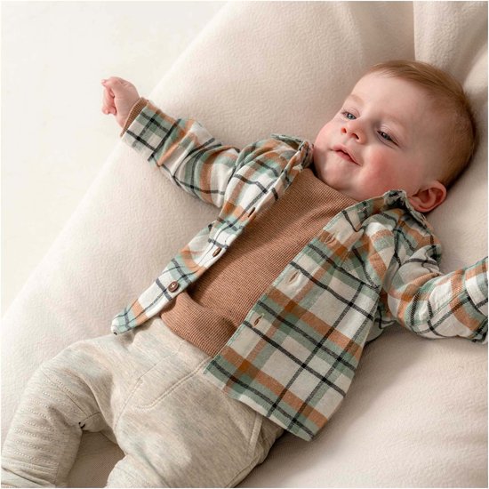 Prenatal baby blouse Jongens Midgreen Maat 56 bol