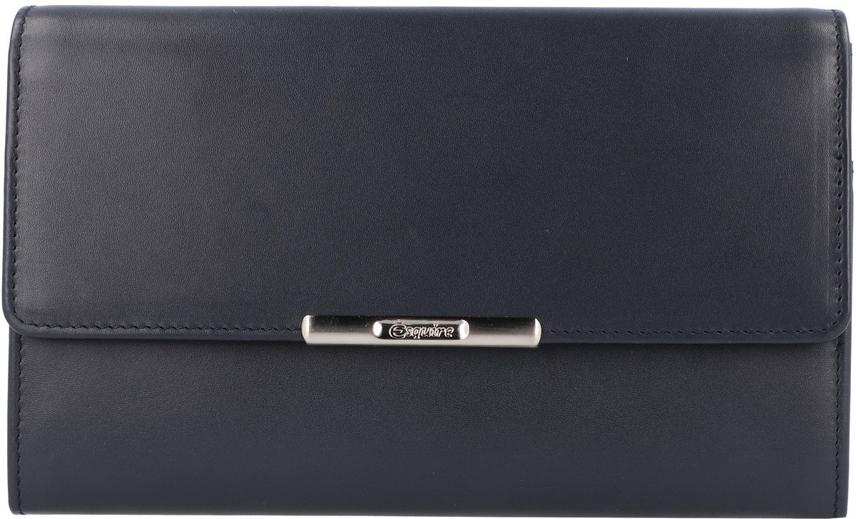 Esquire Portemonnee Helena Lady Flap Wallet Blue Donkerblauw