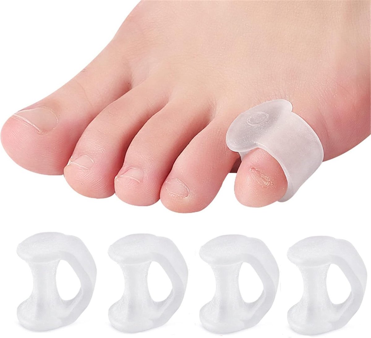 Goedkoopste Teenspreider - Teenspreider kleine teen - Tenenspreiders - Teenspreider siliconen - Teencorrector - Must have!