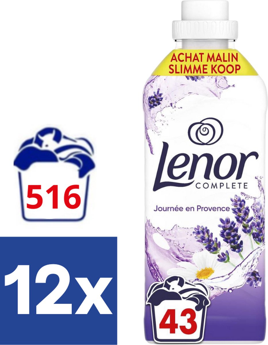 Goedkoopste Lenor Wasverzachter Dag in de Provence - 12 x 903 ml (516 wasbeurten