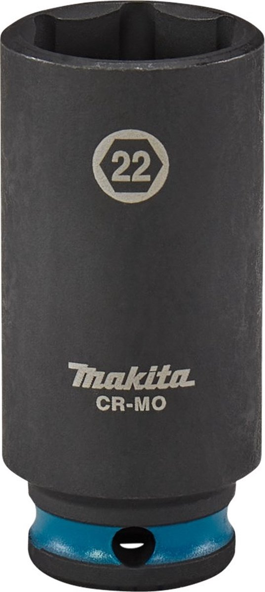 Makita 22 x 82 mm 3/8 Impact Black Krachtdop - E-16396