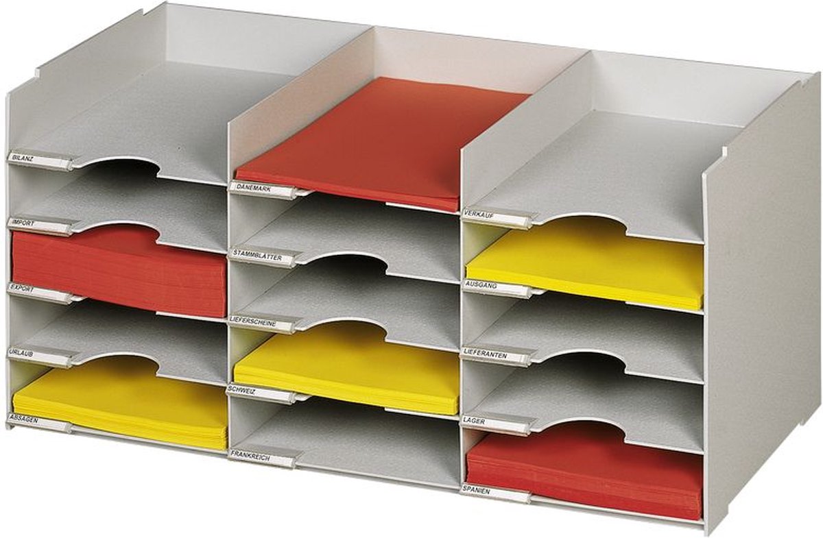 Sorteerstation, A4, polystyreen, voor kasten