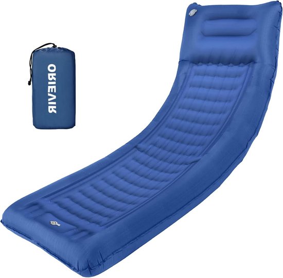Opblaasbaar matras voor camping, bijgewerkte dikke matras camping met