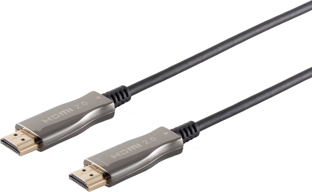 S/CONN 30-05075 HDMI kabel 10 m HDMI Type A (Standaard) Zwart